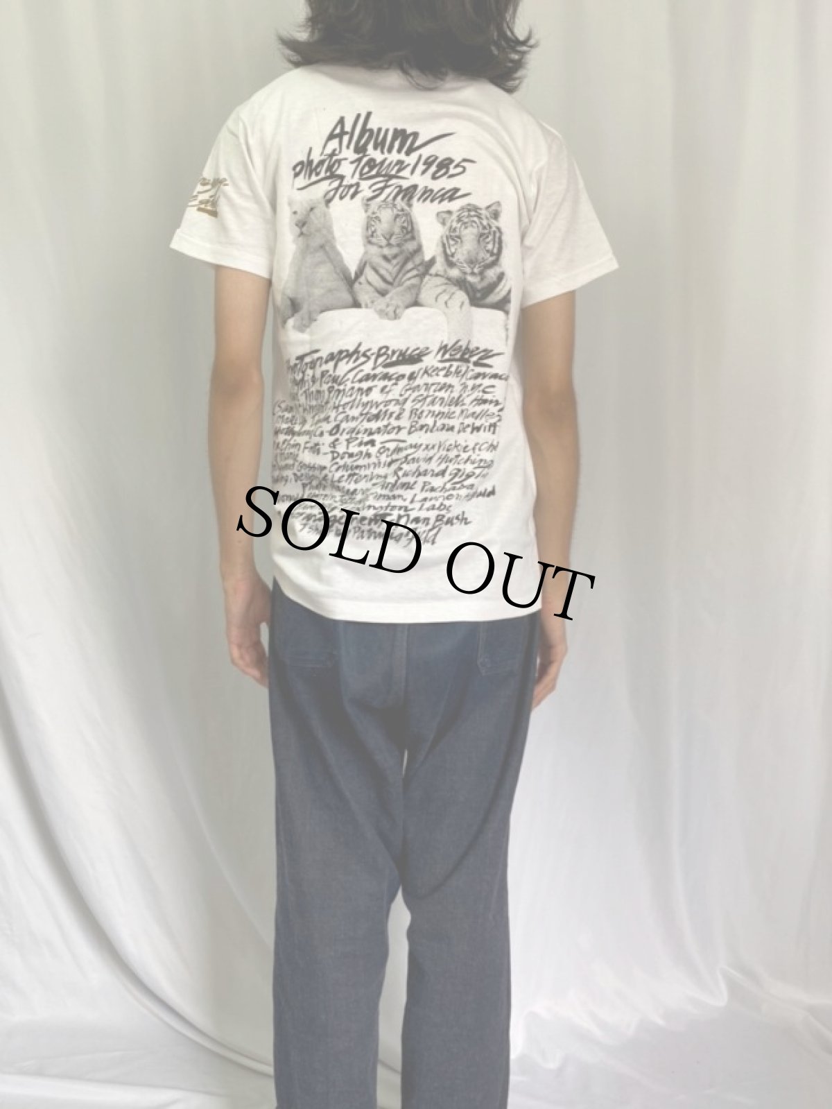 画像4: 80's BRUCE WEBER USA製 "Album The Tour 1985 Per Lui" フォトプリントTシャツ DEADSTOCK M (4)