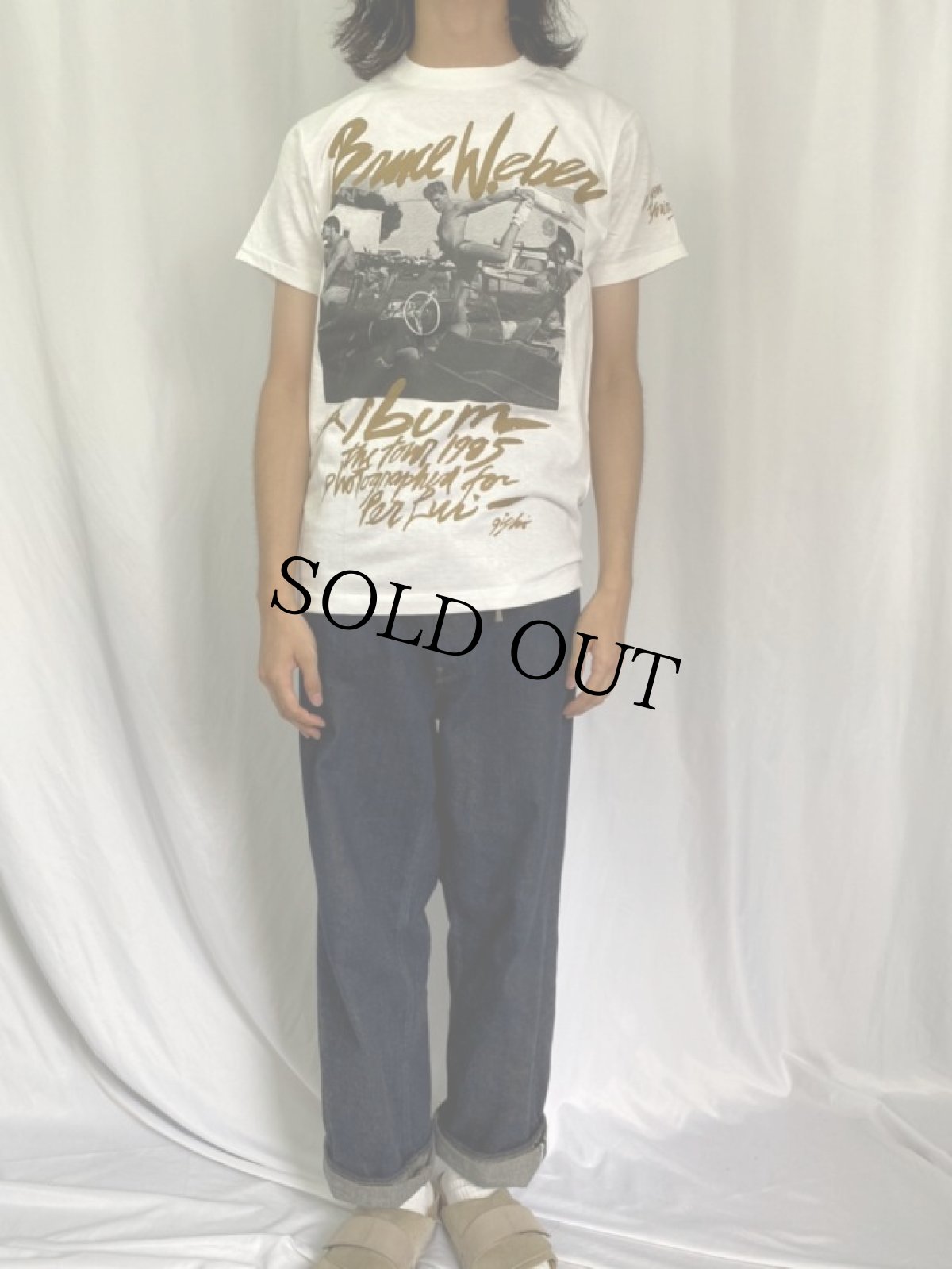 画像2: 80's BRUCE WEBER USA製 "Album The Tour 1985 Per Lui" フォトプリントTシャツ DEADSTOCK M (2)