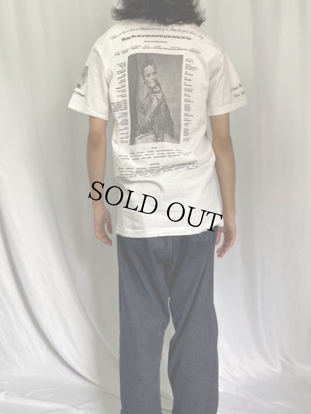 画像4: 90's BRUCE WEBER "let's get lost starring chet baker" フォトプリントTシャツ L (4)