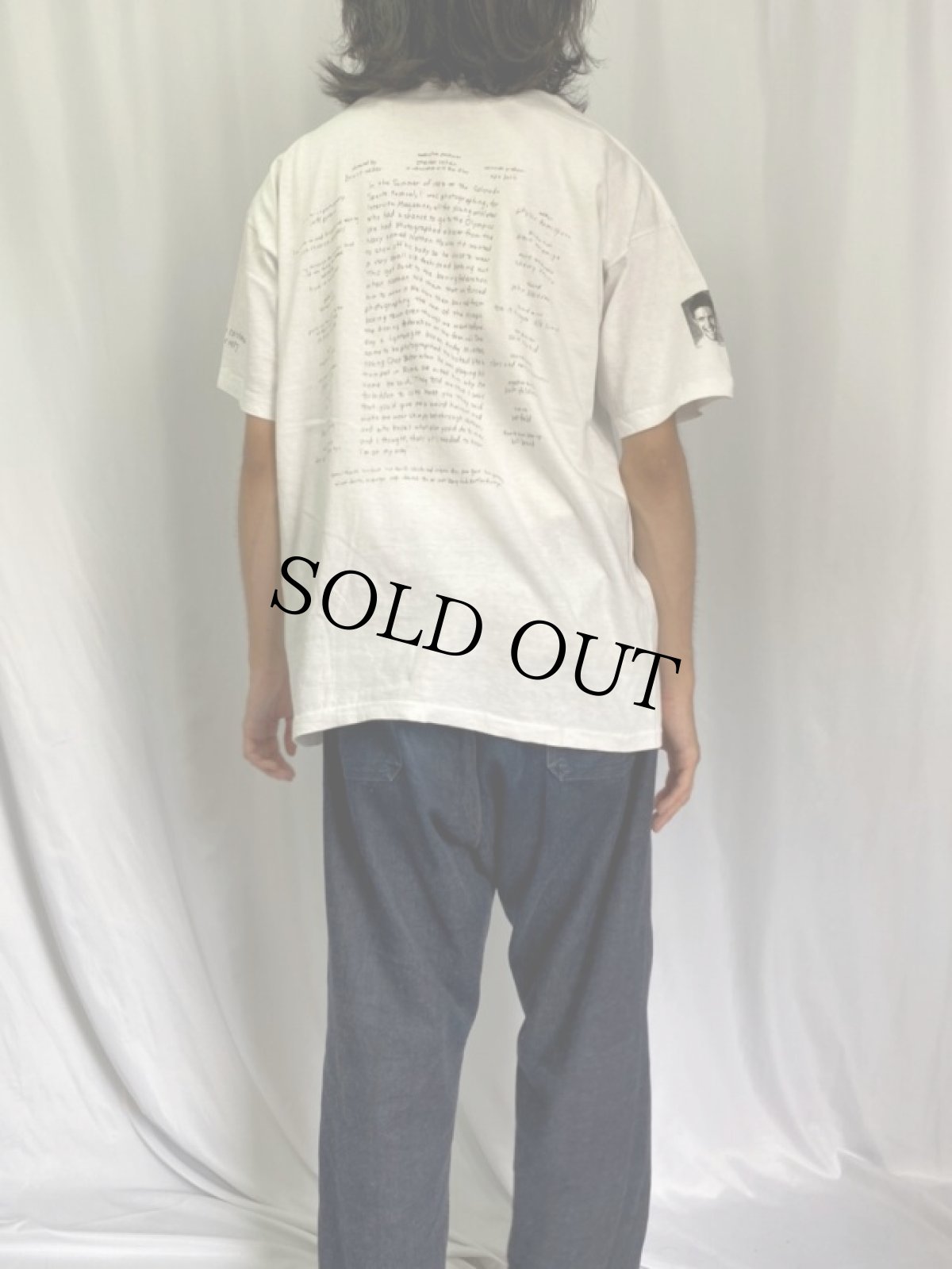 画像4: 90's BRUCE WEBER USA製 "Broken Noses" フォトプリントTシャツ XL (4)