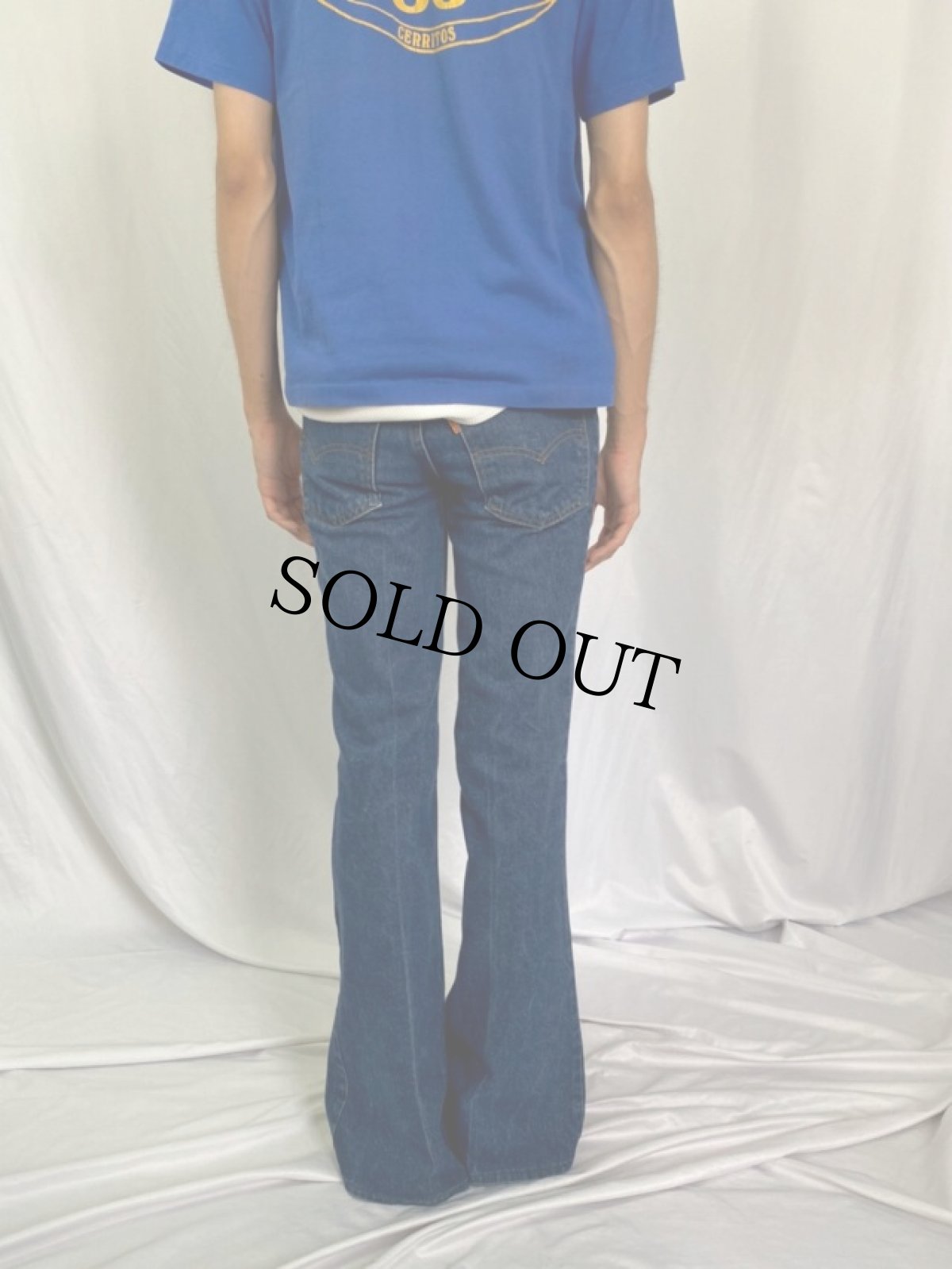 画像4: 80's Levi's 684 USA製 ベルボトム デニムパンツ W28 (4)