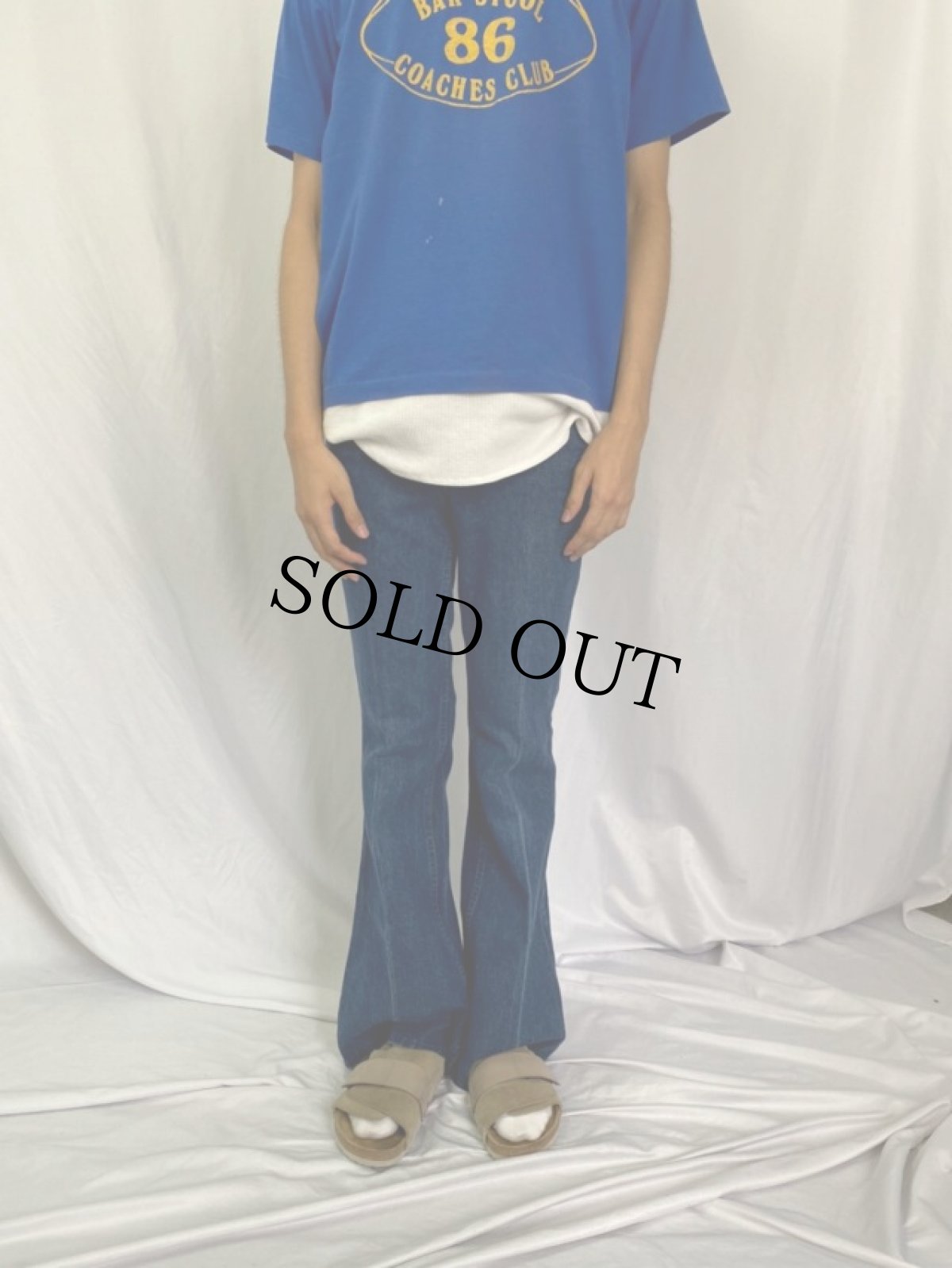 画像2: 80's Levi's 684 USA製 ベルボトム デニムパンツ W28 (2)