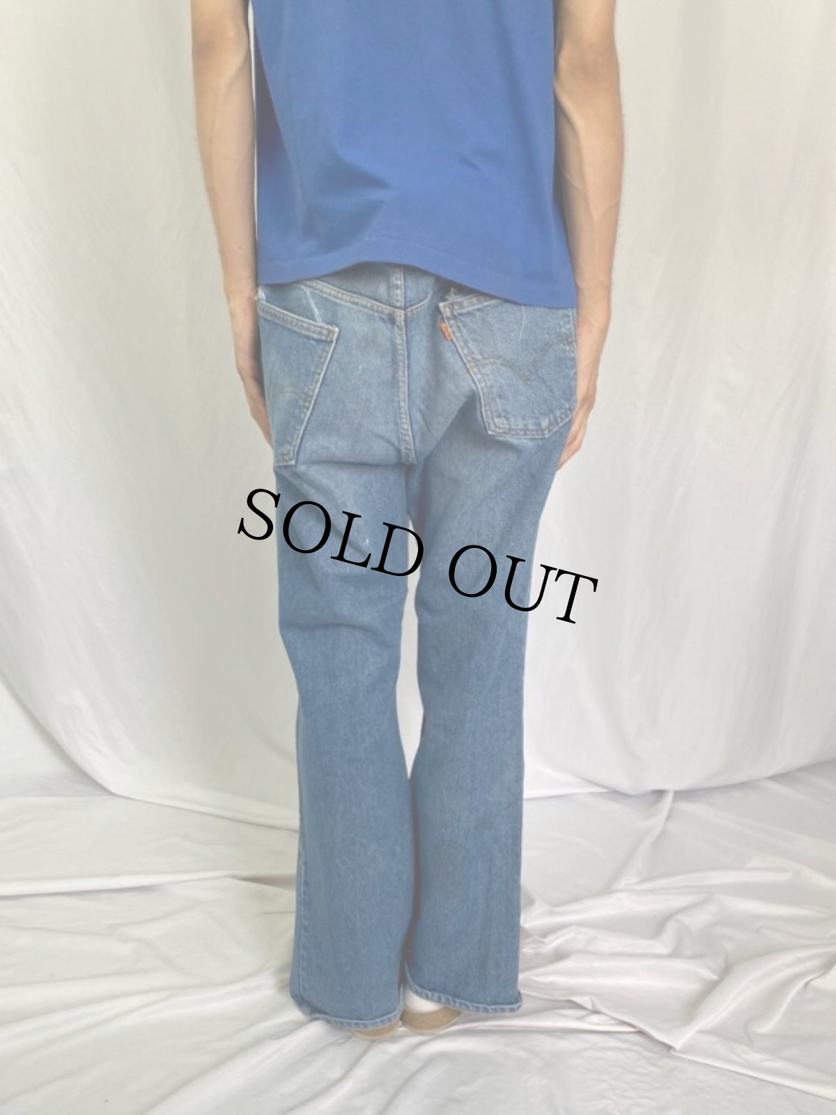 画像4: 80's Levi's USA製 684 ベルボトムデニムパンツ W36 (4)