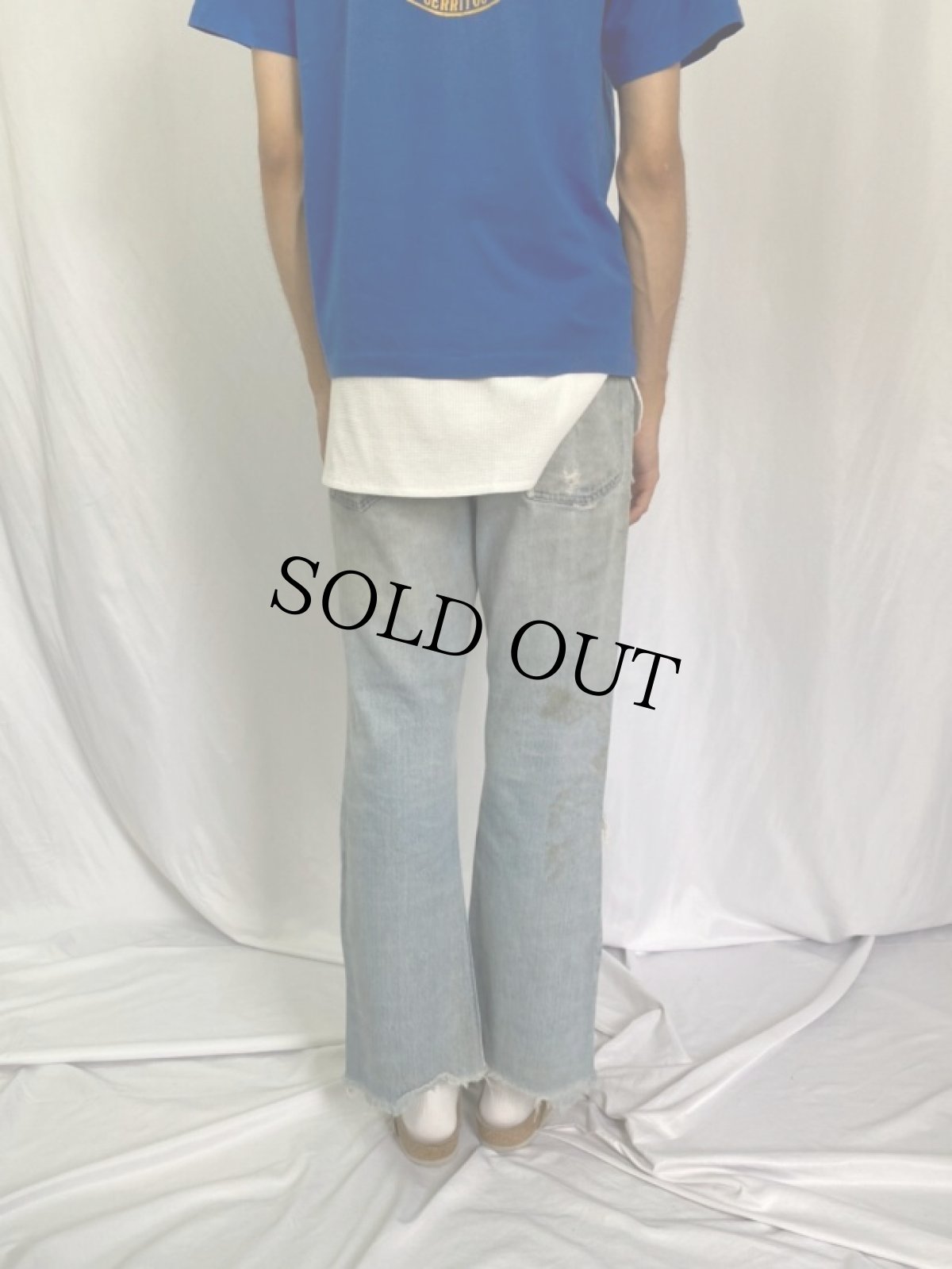 画像4: 70's JCPenny フレアデニムパンツ W31 (4)