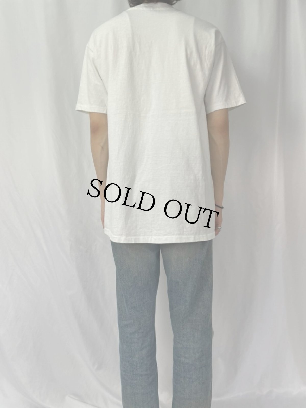 画像4: 90's USA製 "ENHANCED SUPERVISION" プリントTシャツ XL (4)