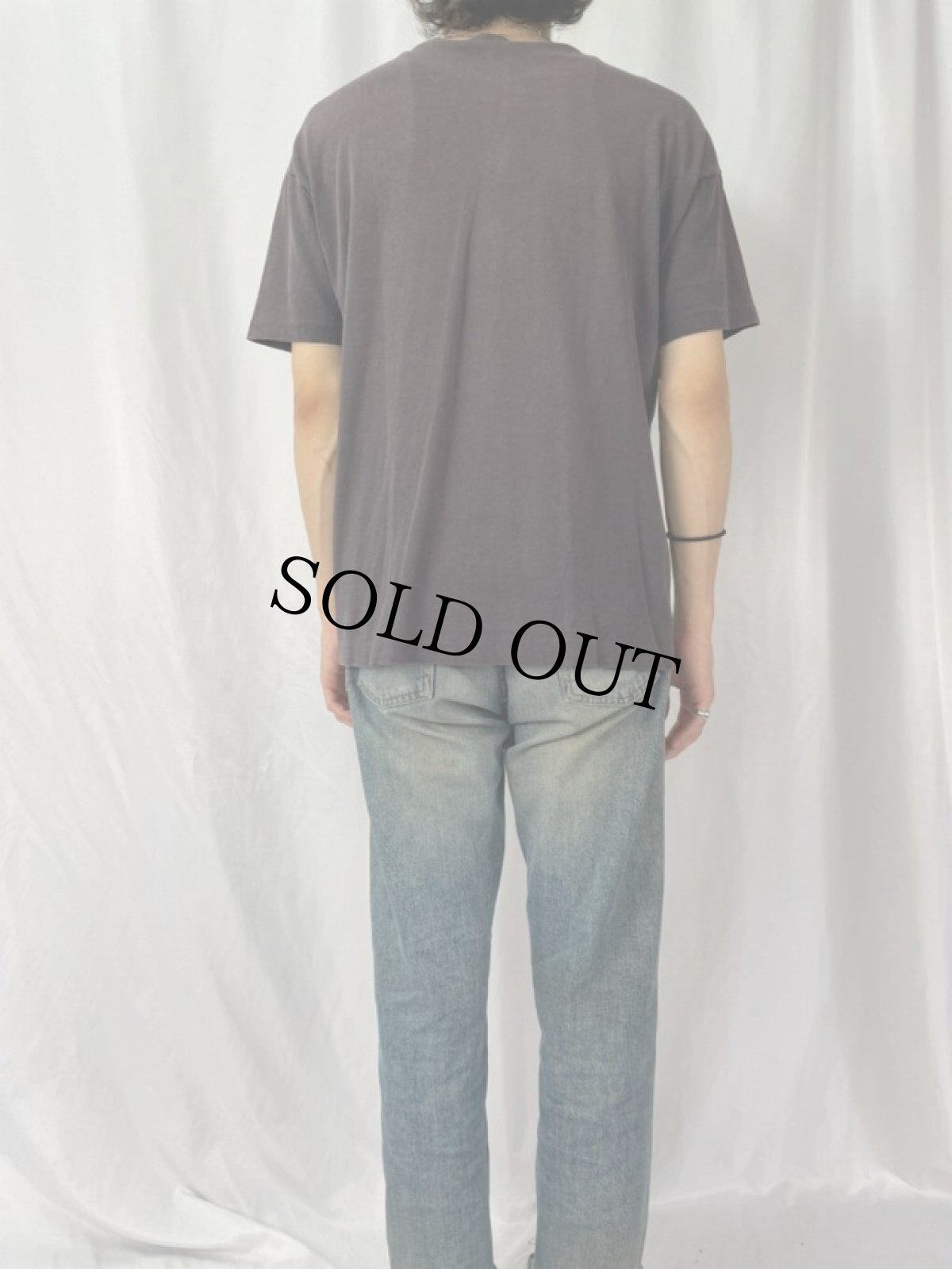 画像4: 70〜80's Champion USA製 バータグ "BOSE" 音響機器メーカー フロッキープリントTシャツ XL (4)