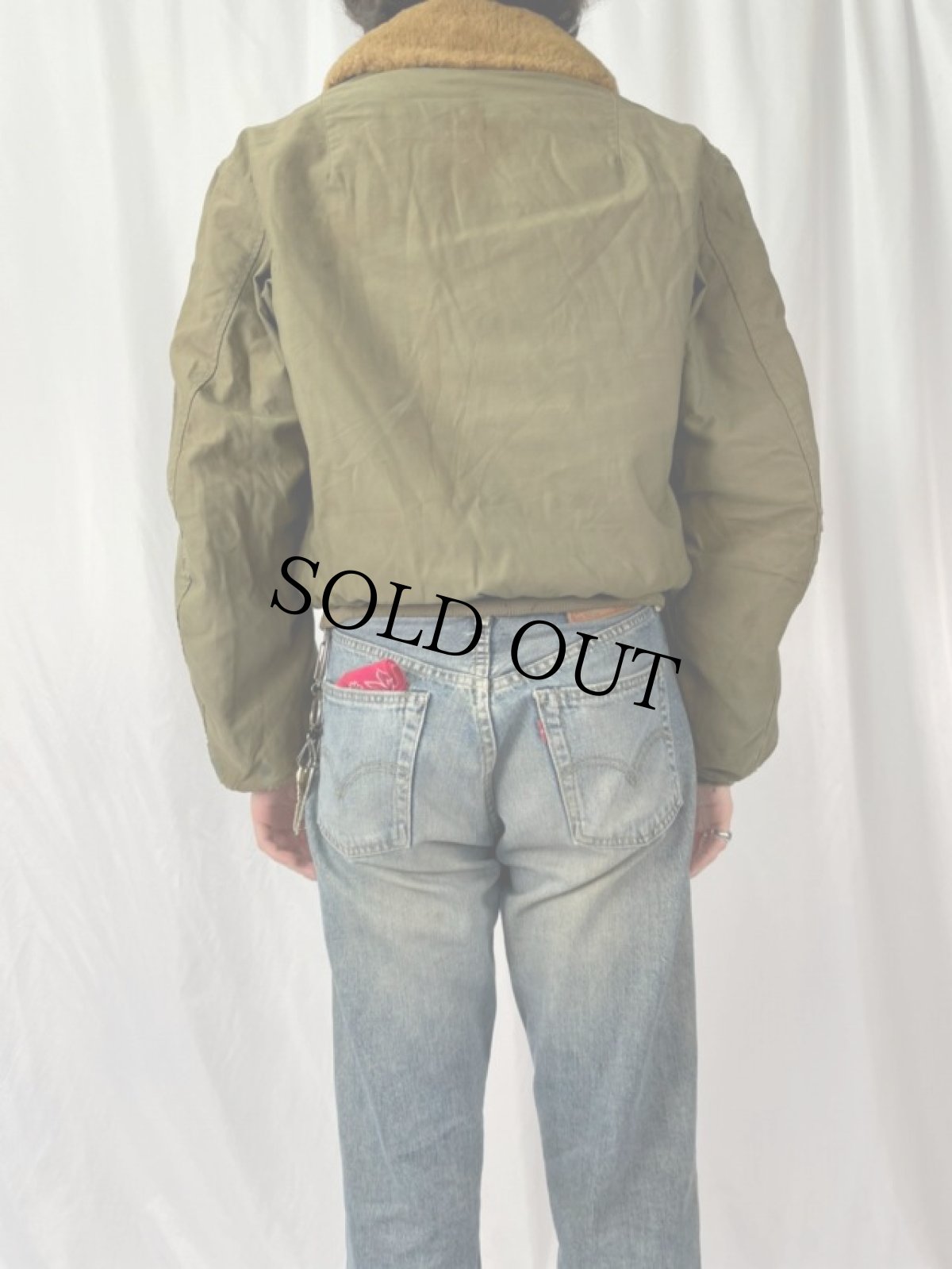 画像4: 40's USAAF B-15A フライトジャケット (4)