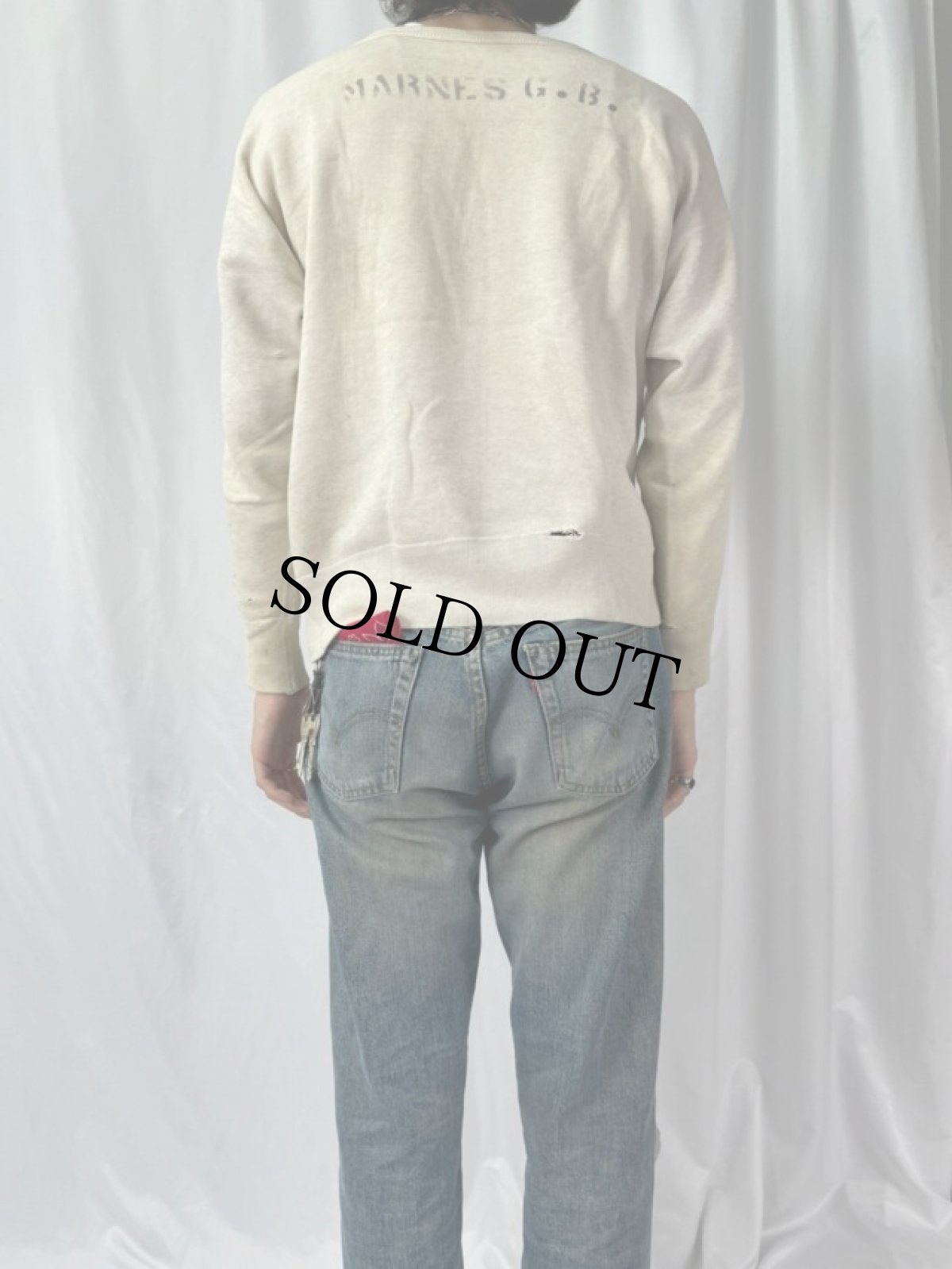 画像4: 50〜60's U.S.MARINE CORPS プリントスウェット (4)