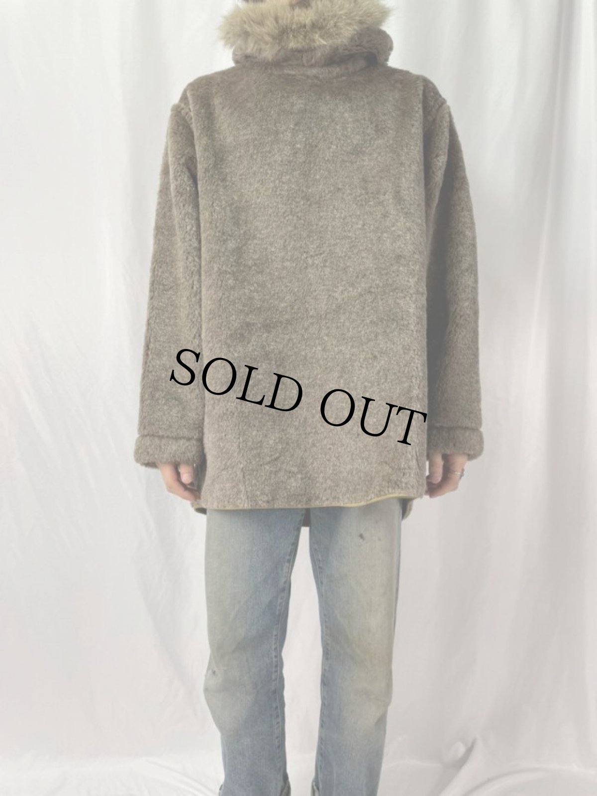 画像2: 40's U.S.ARMY フィールドパイルパーカー SMALL (2)