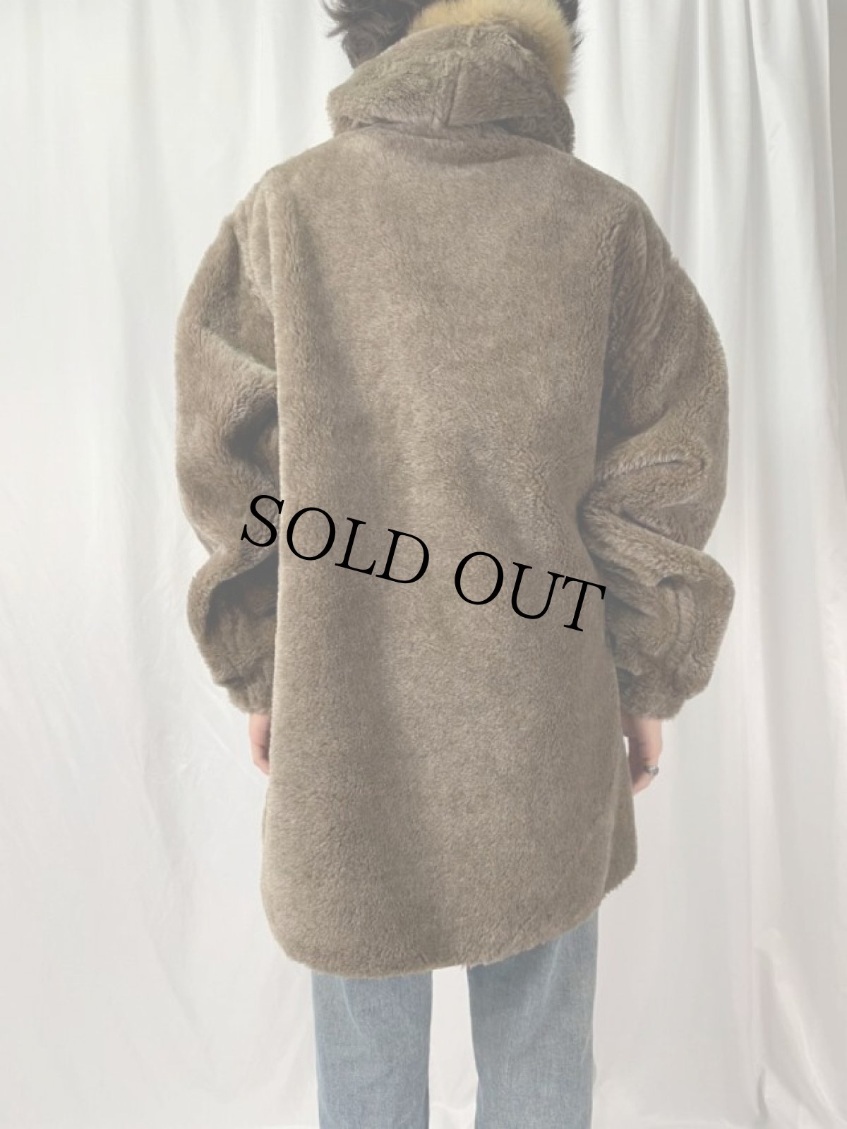 画像4: 40's U.S.ARMY フィールドパイルパーカー LARGE (4)