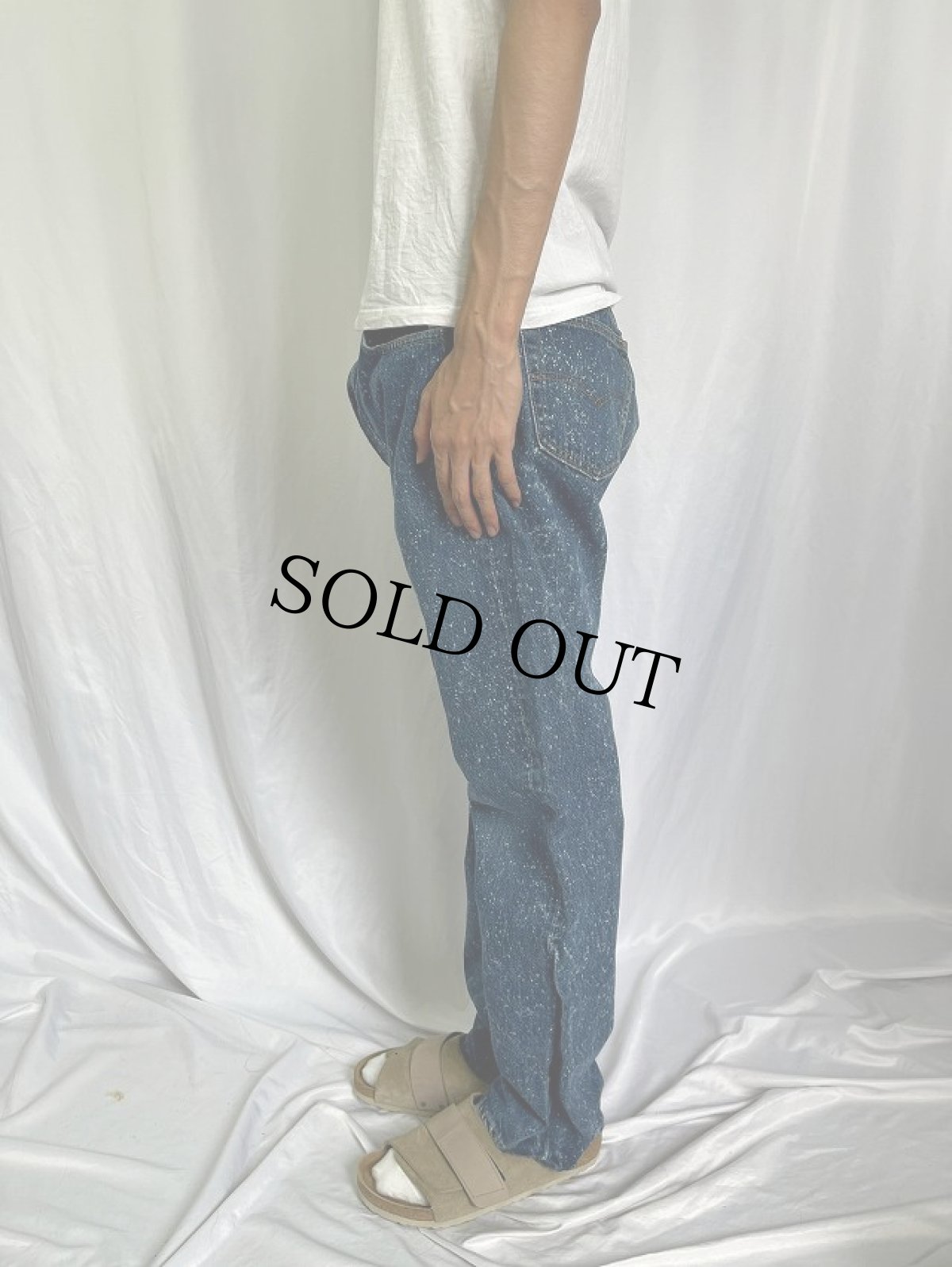 画像3: 90's Levi's 501 USA製 "Galactic wash" デニムパンツ W34 (3)