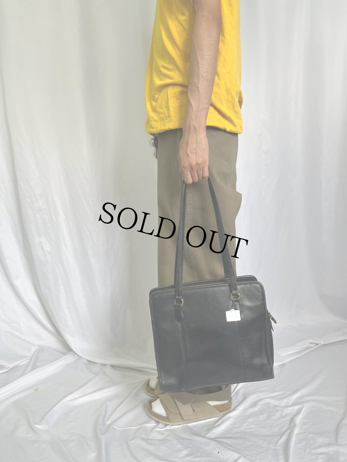 画像3: 90's COACH MEXICO製 2WAY レザートートバッグ BALCK (3)