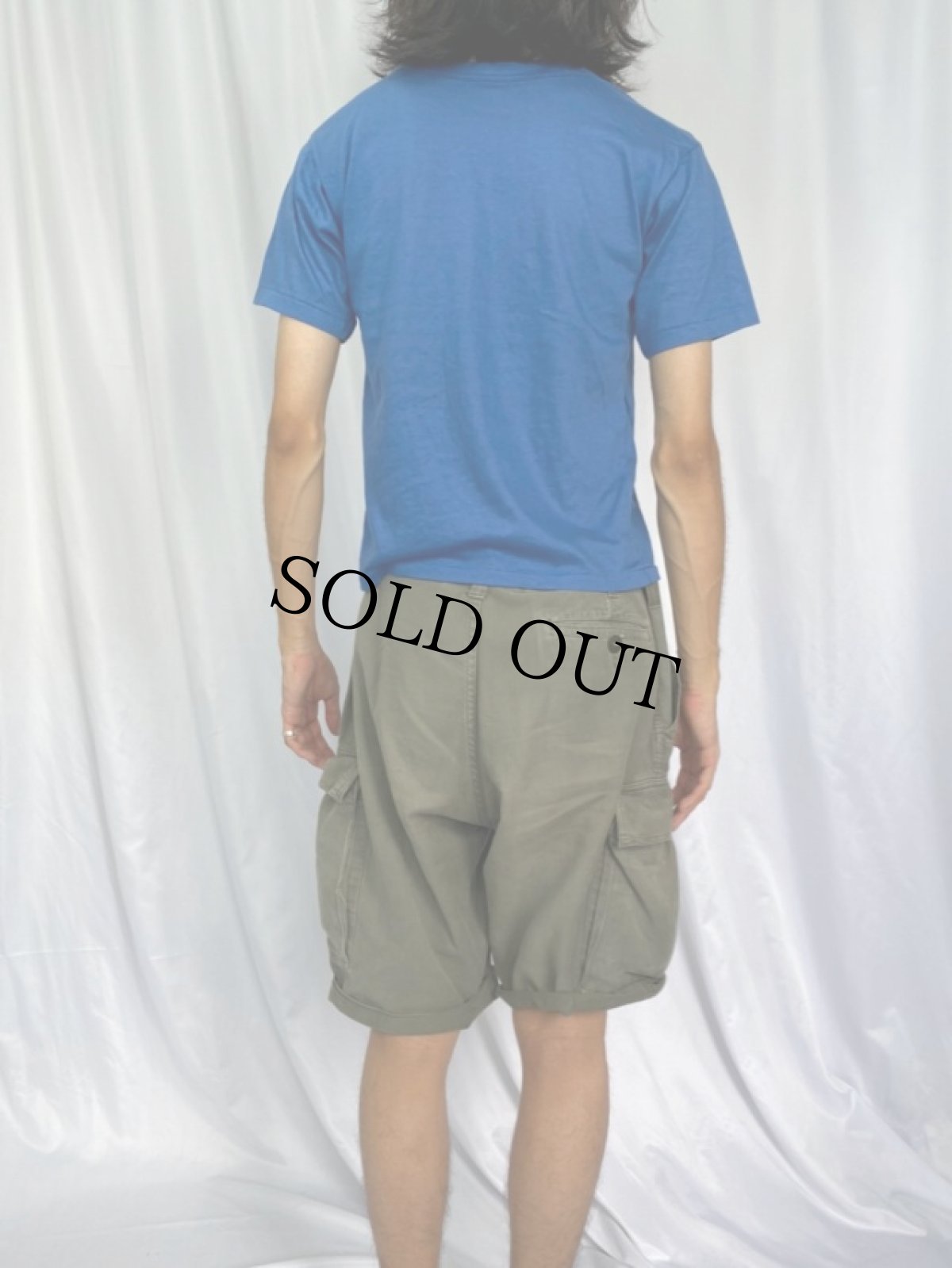 画像4: 80's ブート LOUIS VUITTON USA製 ロゴフロッキープリントTシャツ L (4)