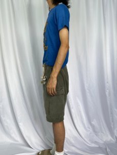 画像3: 80's ブート LOUIS VUITTON USA製 ロゴフロッキープリントTシャツ L (3)