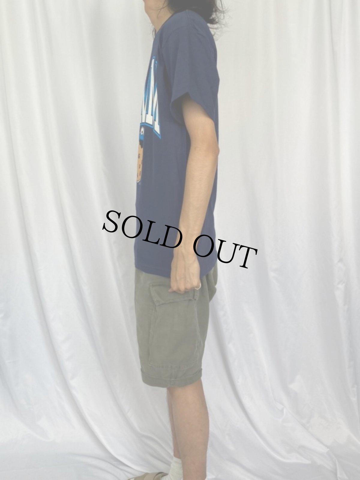 画像3: 90's COOKIE MONSTER USA製 "YUMM" キャラクターTシャツ DEADSTOCK L (3)