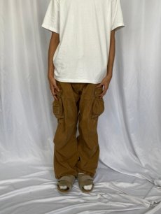 画像2: ABERCROMBIE AND FITCH コットンツイル カーゴパンツ W36 (2)
