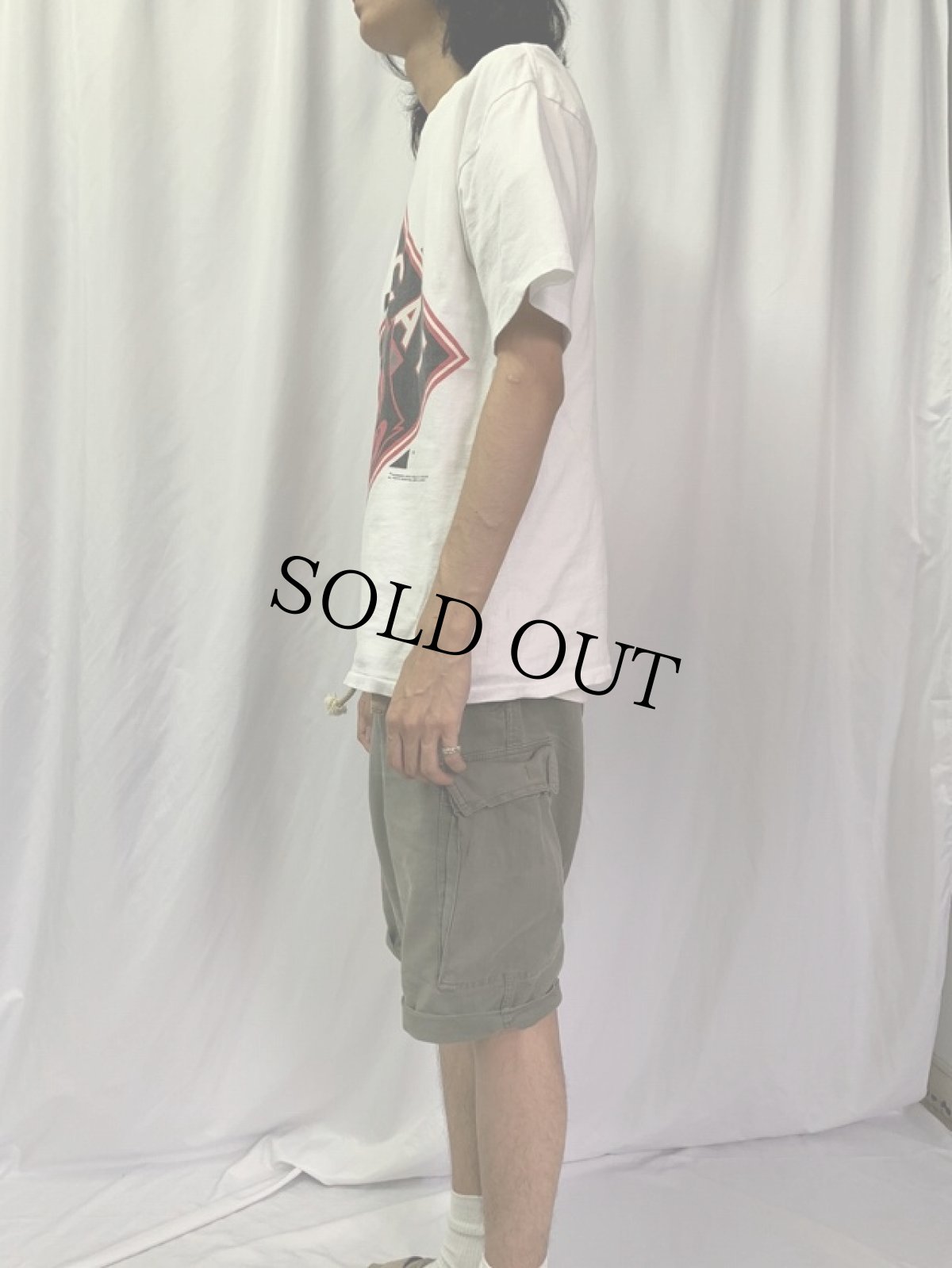 画像3: 90's FELIX USA製 "RED CAT" キャラクタープリントTシャツ L (3)