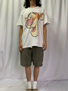 画像2: 90's Disney Tigger USA製 キャラクタープリントTシャツ XL (2)