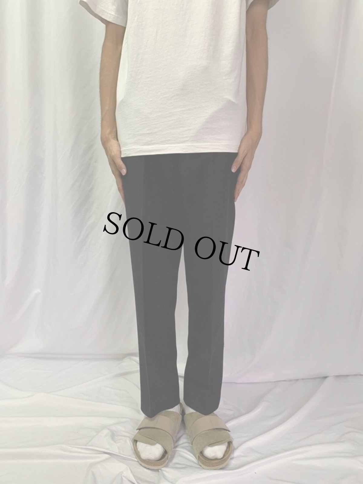 画像2: 60's Gross ウィップコード ウエスタンスラックス BLACK W33 (2)