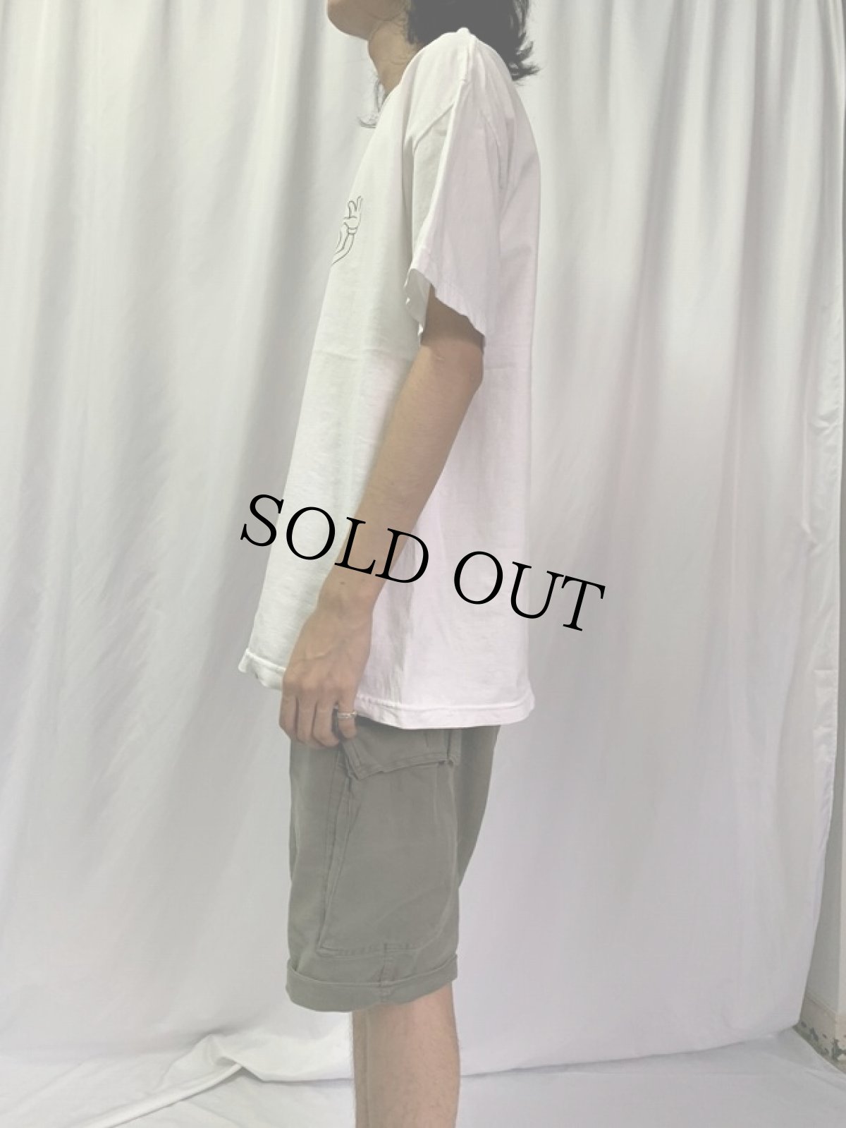 画像3: 2000's Mr. Potato Head キャラクタープリントTシャツ XL (3)