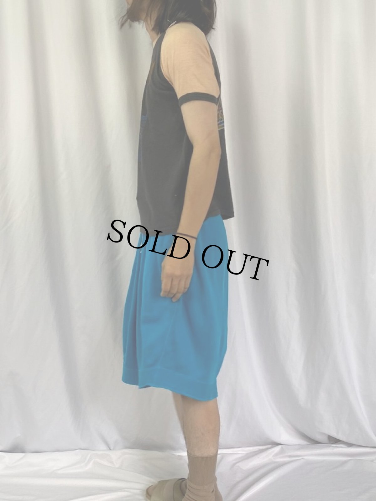 画像3: 80's DEF LEPPARD PAKSTAN製 パキ綿 ロックバンド ラグランTシャツ M (3)