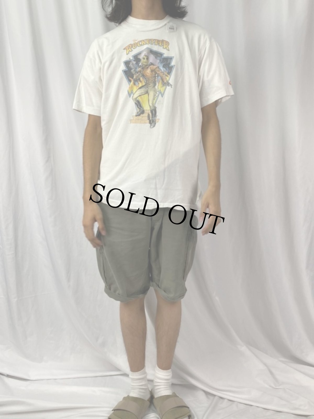 画像2: 90's The ROCKETEER USA製 ファンタジー映画 プリントTシャツ XL (2)