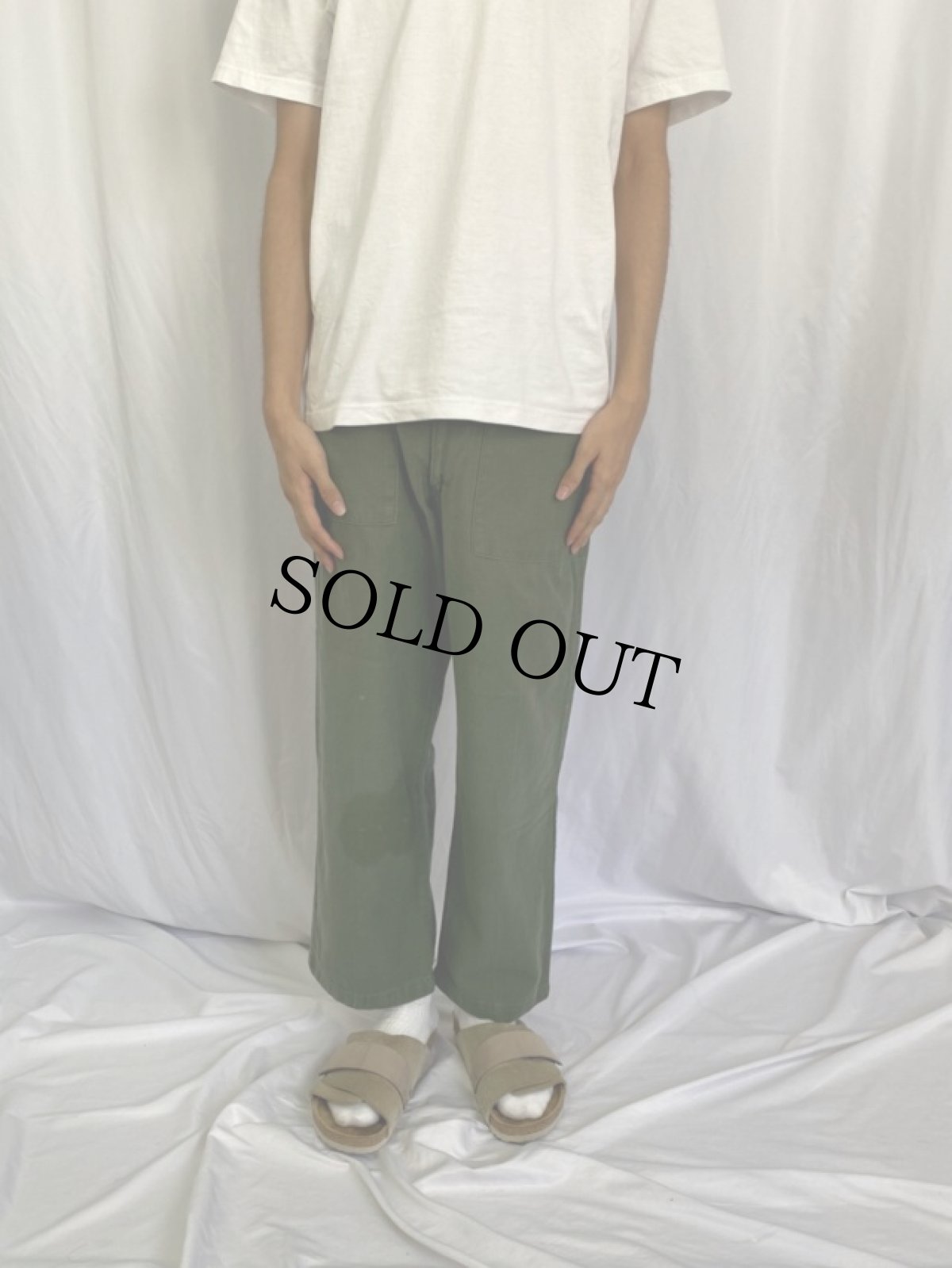 画像2: 70's U.S.ARMY ベイカーパンツ W28 (2)