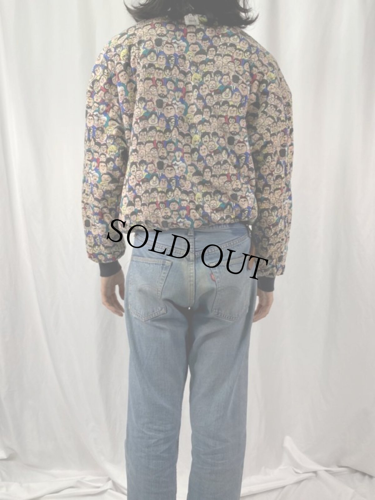 画像4: 80's 昭和スター プリントスウェット XL (4)