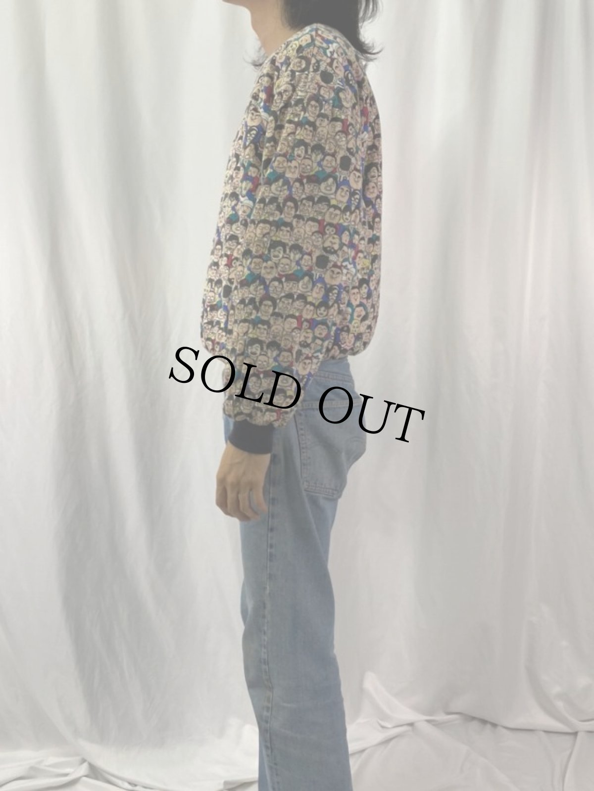 画像3: 80's 昭和スター プリントスウェット XL (3)