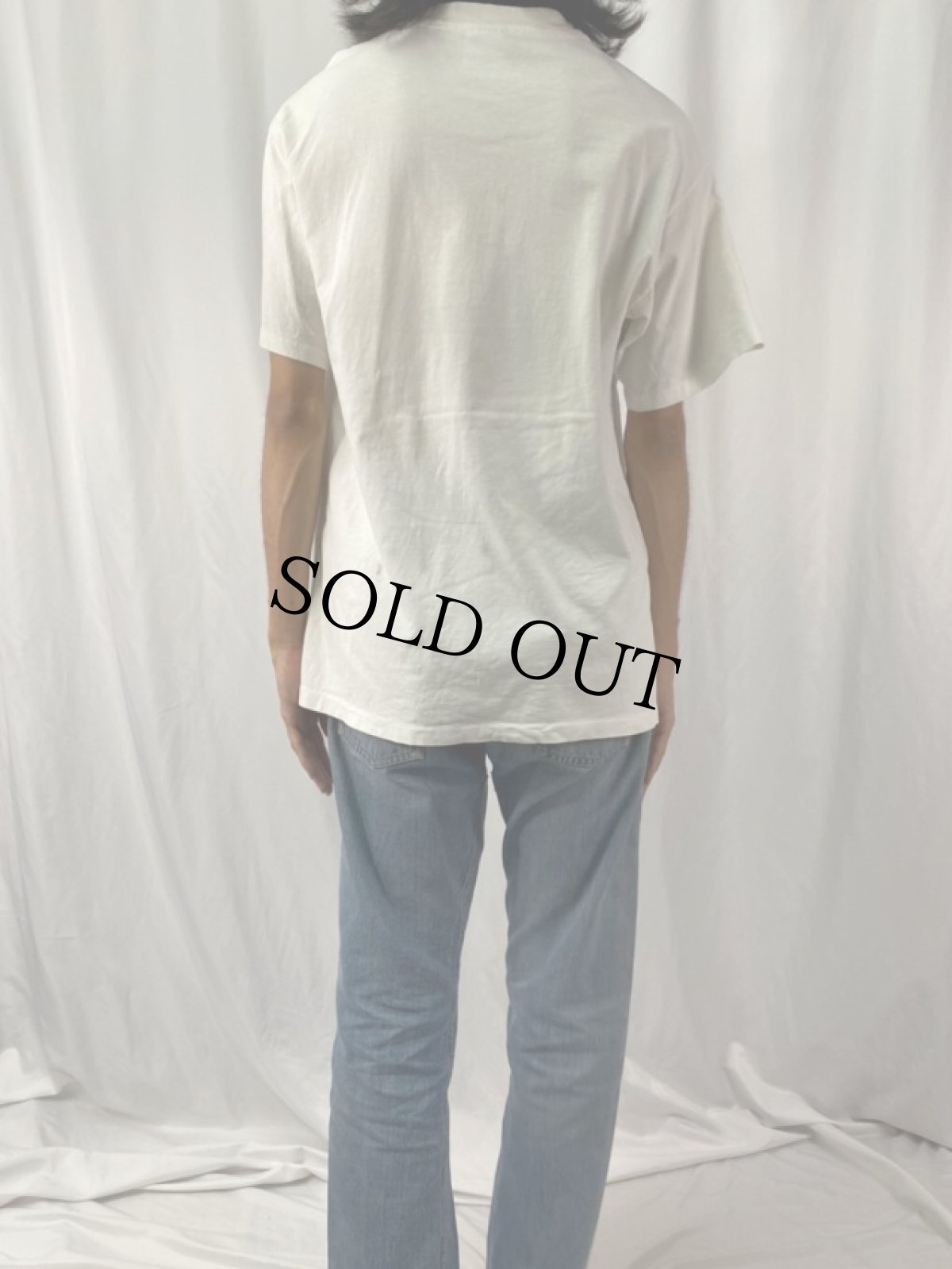 画像4: 90's THE VISIBLE MAN USA製 コラージュTシャツ L (4)