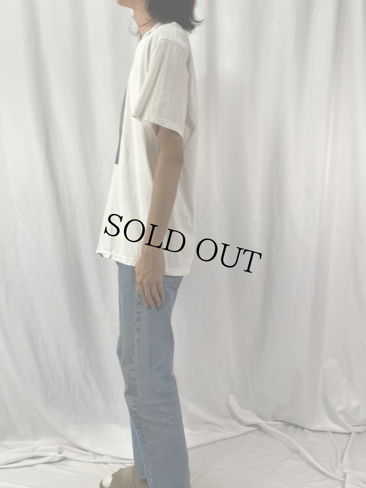 画像3: 90's THE VISIBLE MAN USA製 コラージュTシャツ L (3)