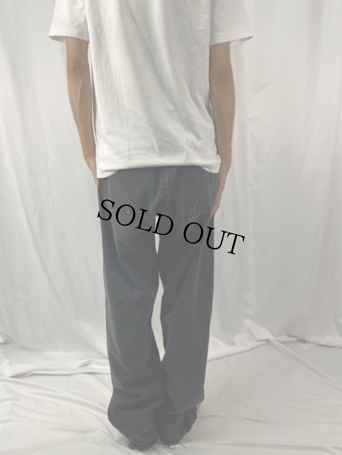 画像4: 80's Stussy USA製 ブラックデニムパンツ W35 (4)