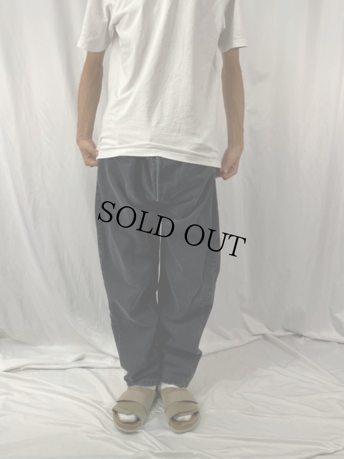 画像2: 80's Stussy USA製 ブラックデニムパンツ W35 (2)