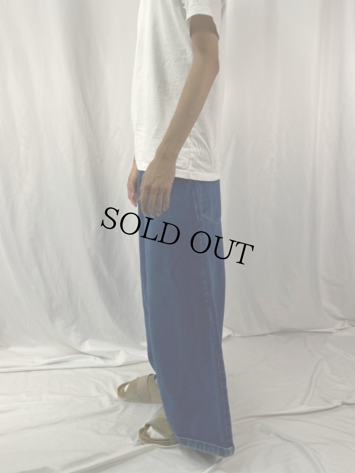 画像3: 90's Gat USA製 バギーデニムパンツ W28 (3)