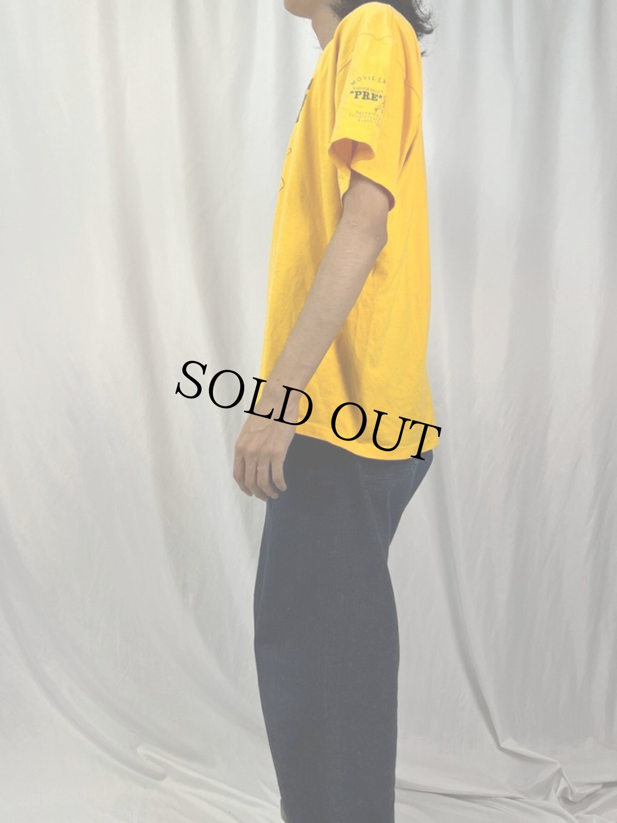 画像3: 90's "GO PRE" ランナープリントTシャツ XL (3)