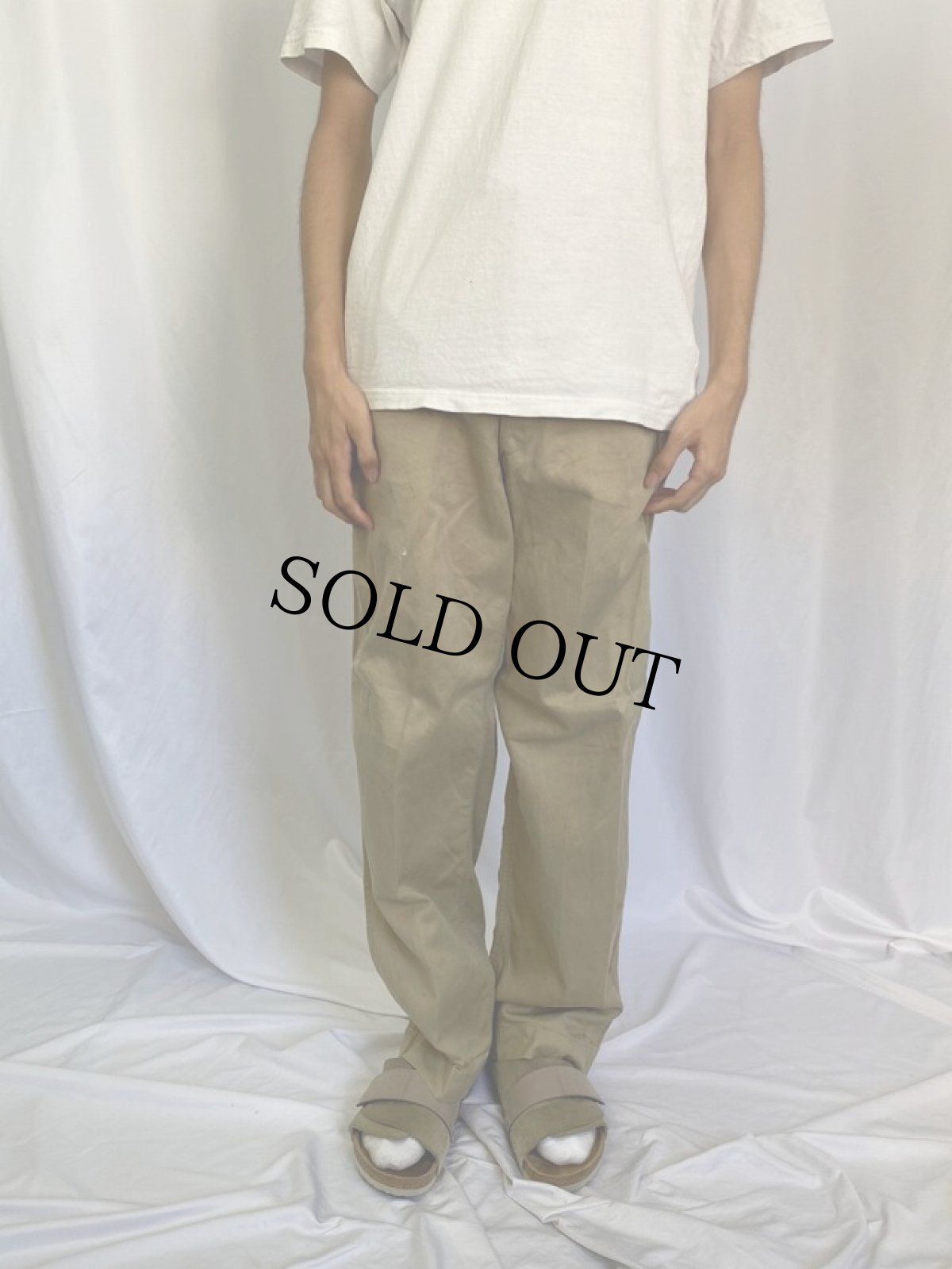 画像2: 50's U.S.ARMY チノトラウザーズ W31 (2)