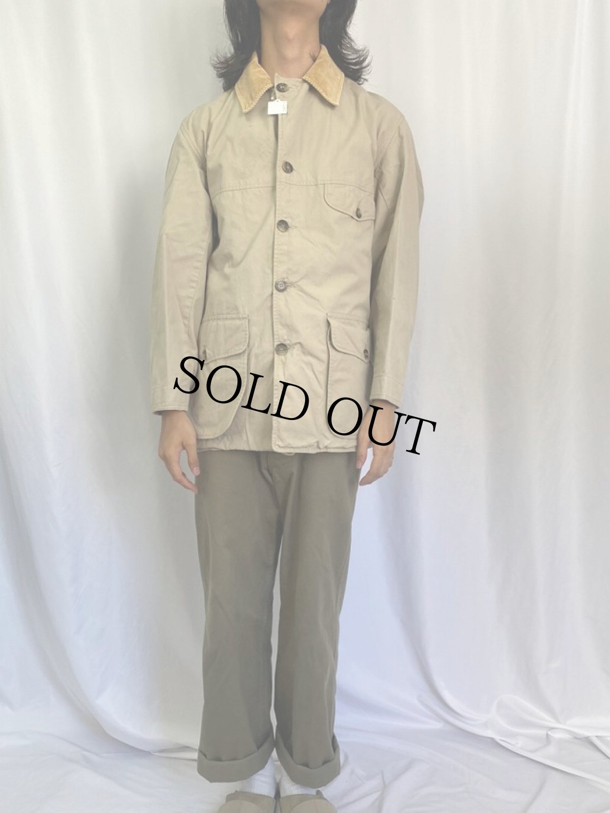 画像2: 70〜80's ORVIS Uplander コットンハンティングジャケット SIZE44R (2)