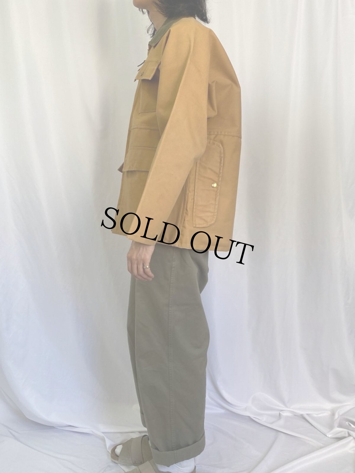 画像3: 70's Ideal 裏地ラバー ハンティングジャケット M (3)