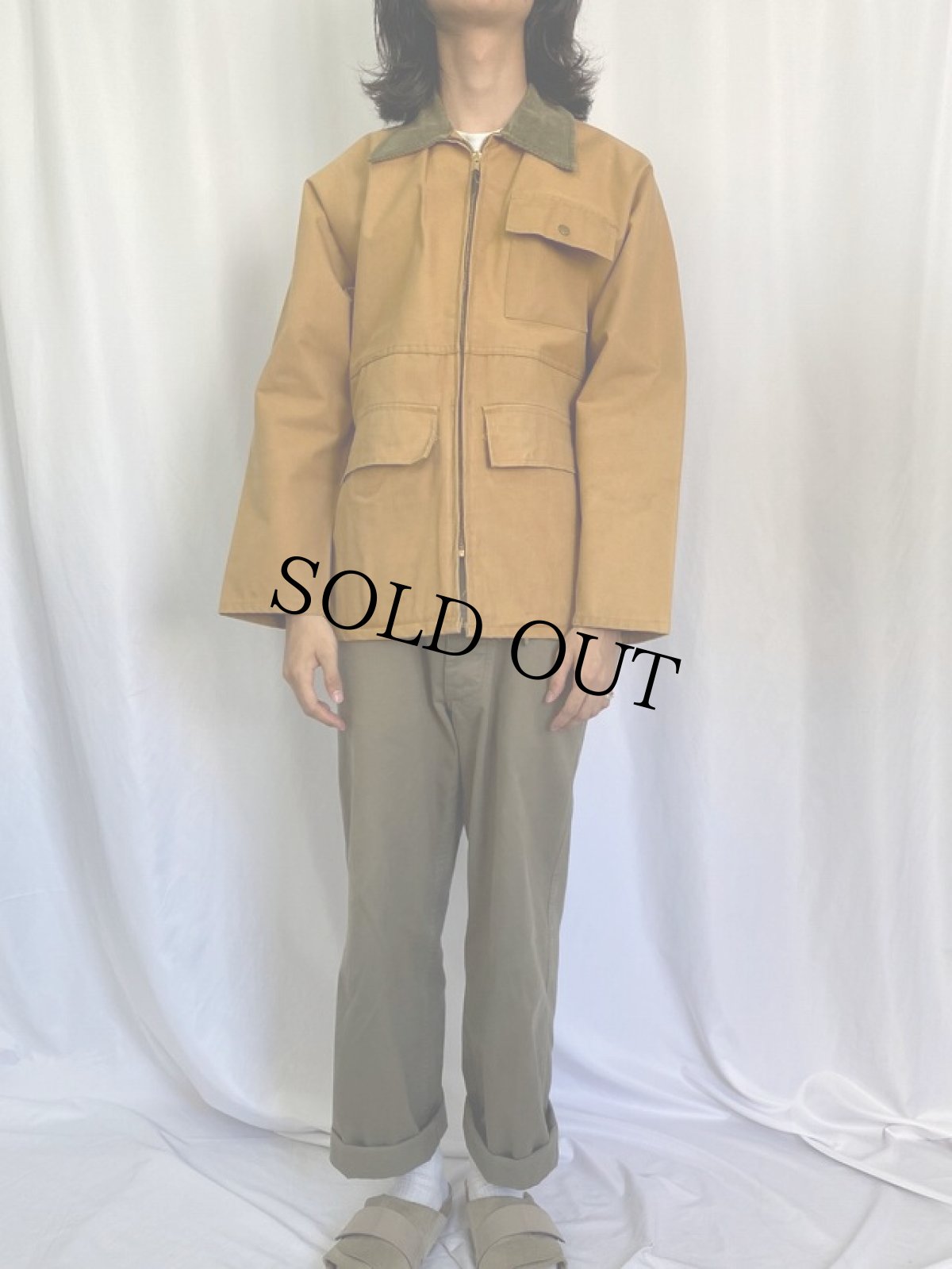 画像2: 70's Ideal 裏地ラバー ハンティングジャケット M (2)