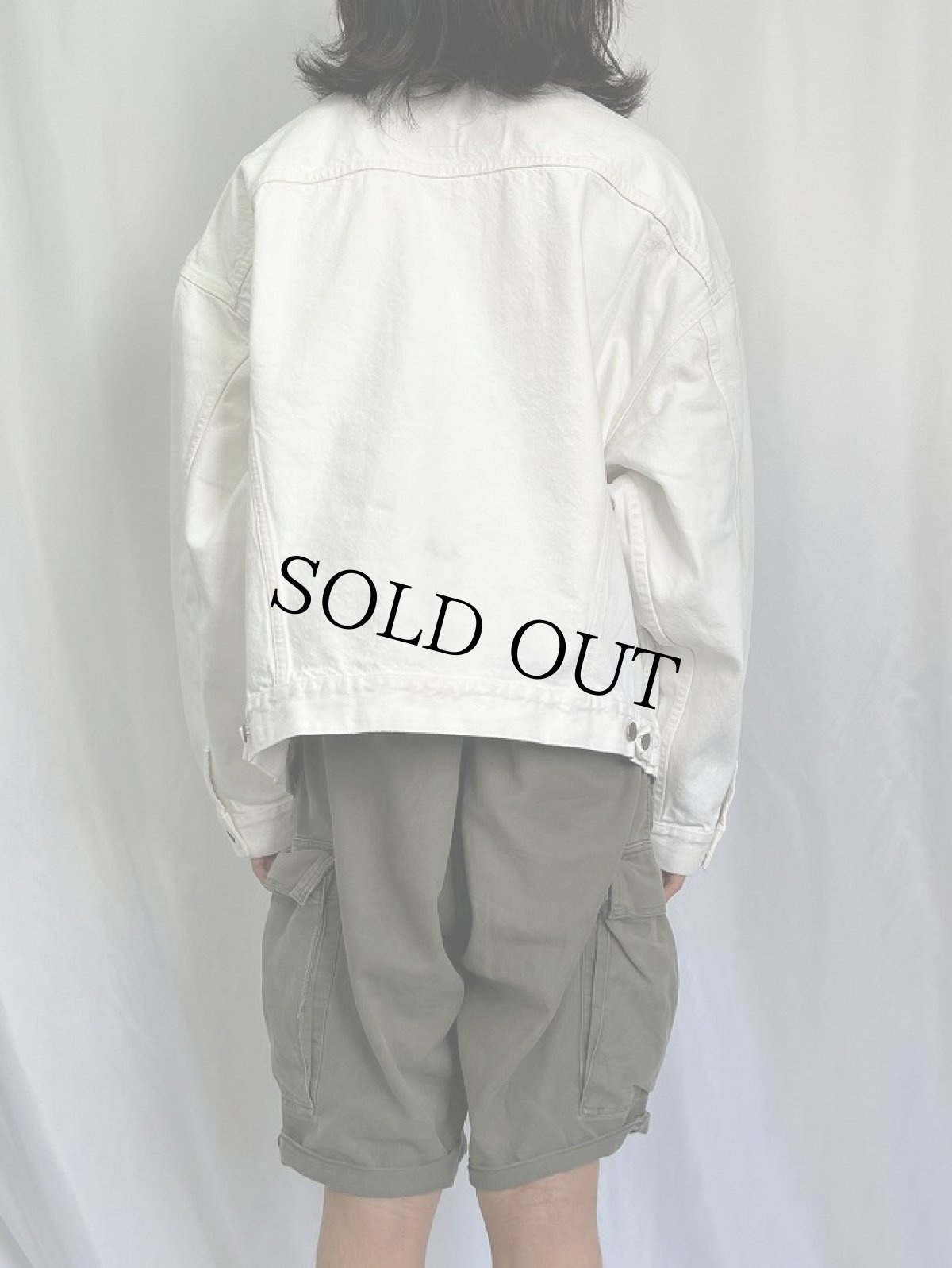 画像4: Levi's ホワイトデニムジャケット (4)