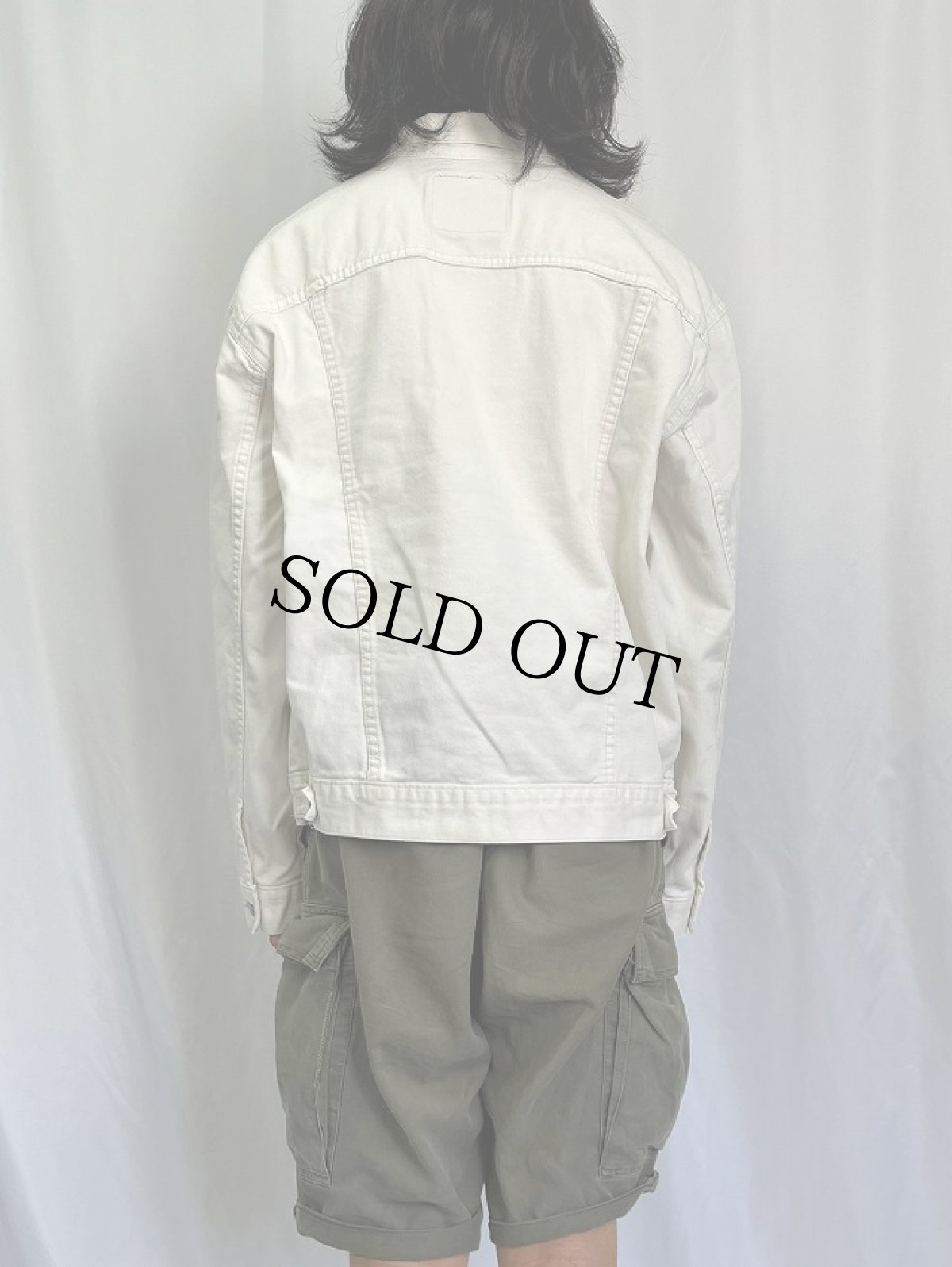 画像4: Levi's 70507 ホワイトデニムジャケット XL (4)