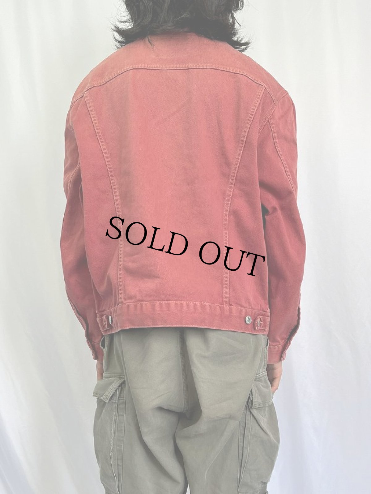 画像4: 90's Levi's 70503 カラーデニムジャケット XL (4)