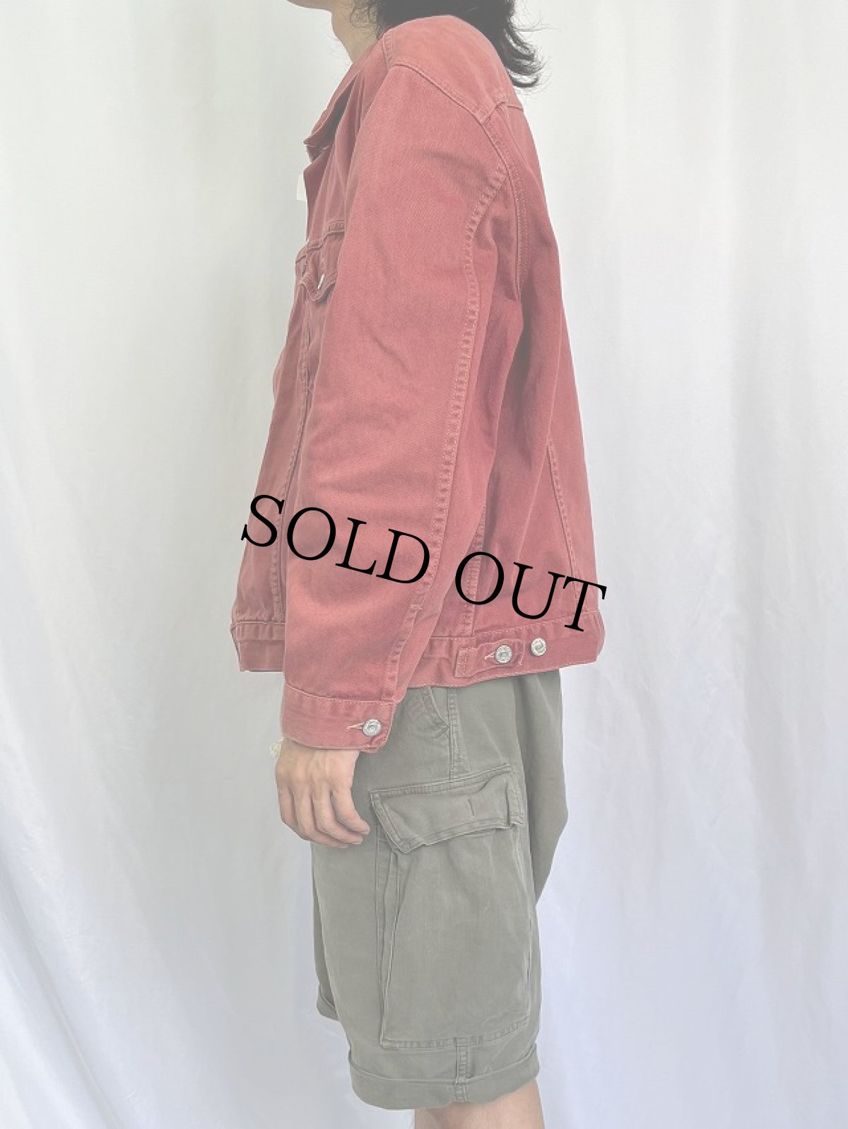 画像3: 90's Levi's 70503 カラーデニムジャケット XL (3)