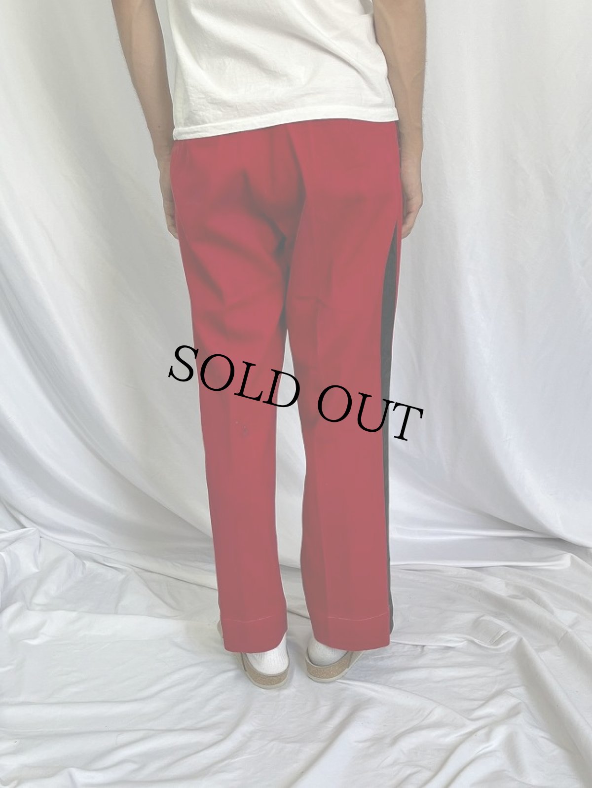 画像4: 50〜60's DeMOULIN BROS&CO. サイドライン マーチング ウィップコードスラックス W28 (4)