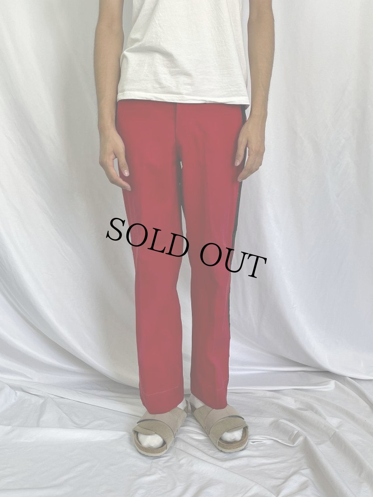 画像2: 50〜60's DeMOULIN BROS&CO. サイドライン マーチング ウィップコードスラックス W28 (2)