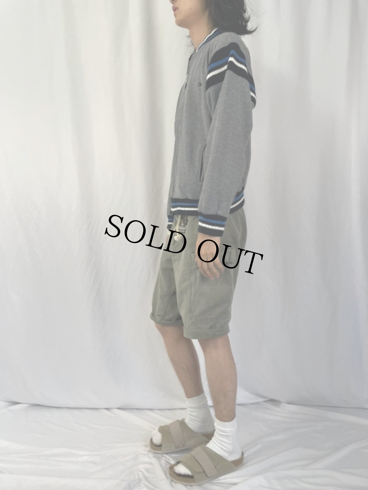 画像3: 80〜90's Christian Dior MONSIEUR ロゴ刺繍 スウェットジャケット L (3)