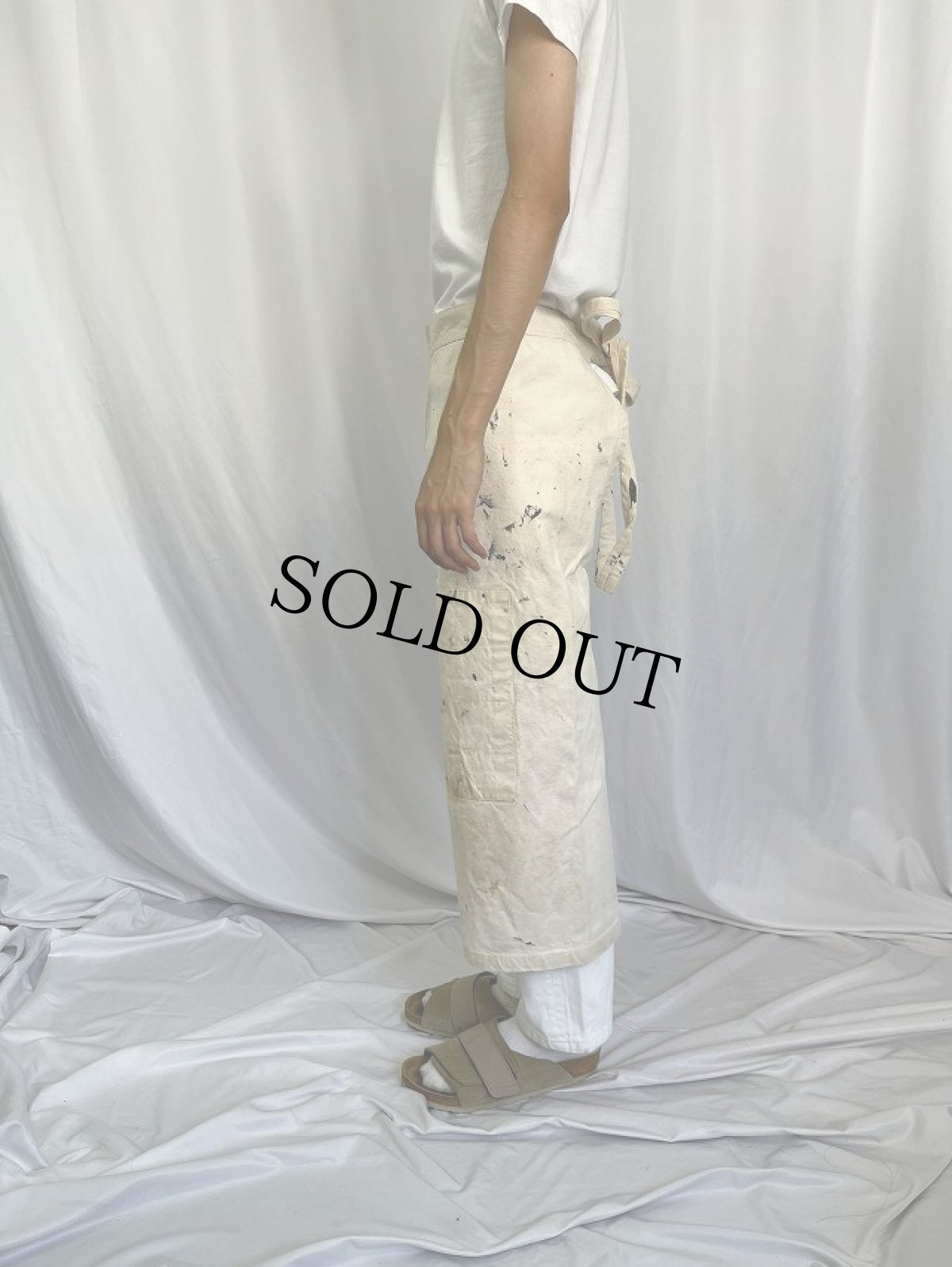 画像3: 50's UNION SUPPLY Co. ペンキペイント ペインターダックチャップス M (3)