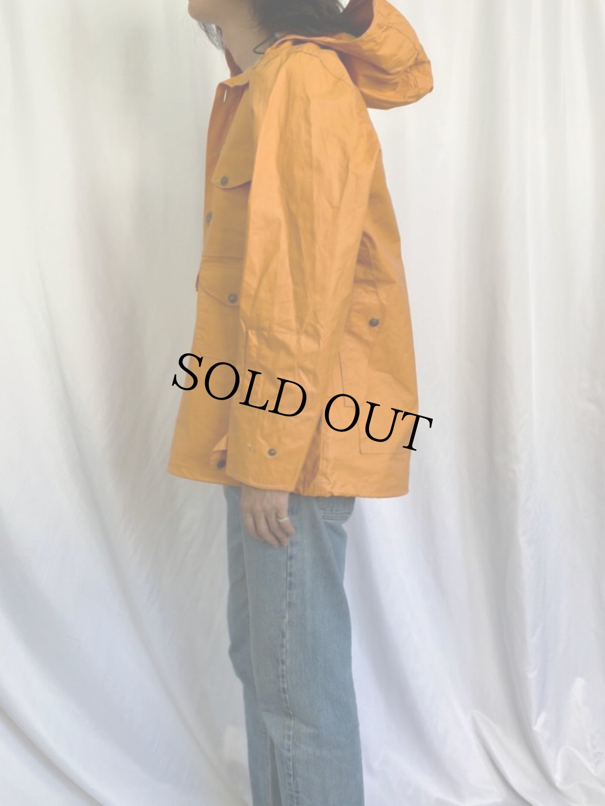 画像3: FILSON ラバーアノラックパーカー L (3)