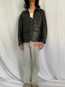 画像2: 80's BANANA REPUBLIC レザージャケット SIZE42 (2)