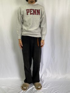 画像2: 80's Champion REVERSE WEAVE USA製 トリコタグ "PENNSYLVANIA" プリントスウェット S (2)